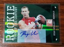 2011 donruss elite football #187 Ryan Whalen Rookie of the Century auto 77/499