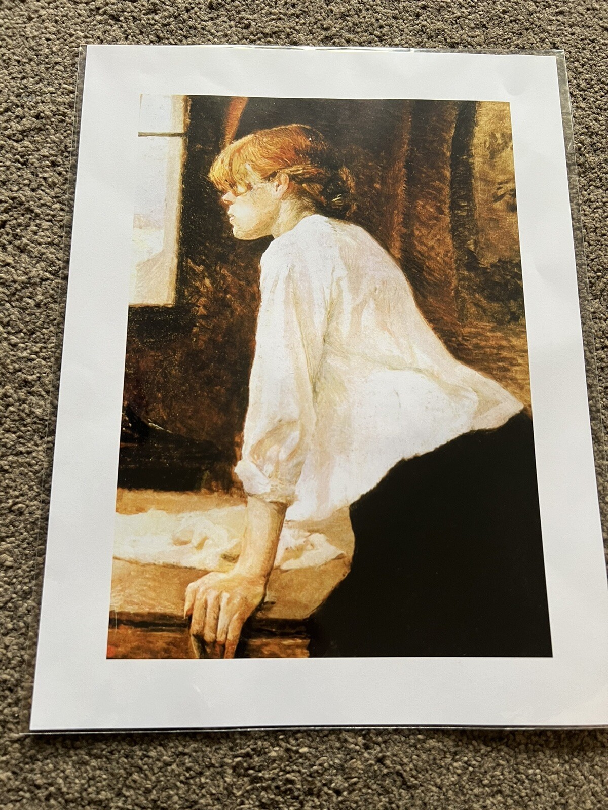 Wee Blue Coo Toulouse Lautrec Laundress Old Master Wall Art Print