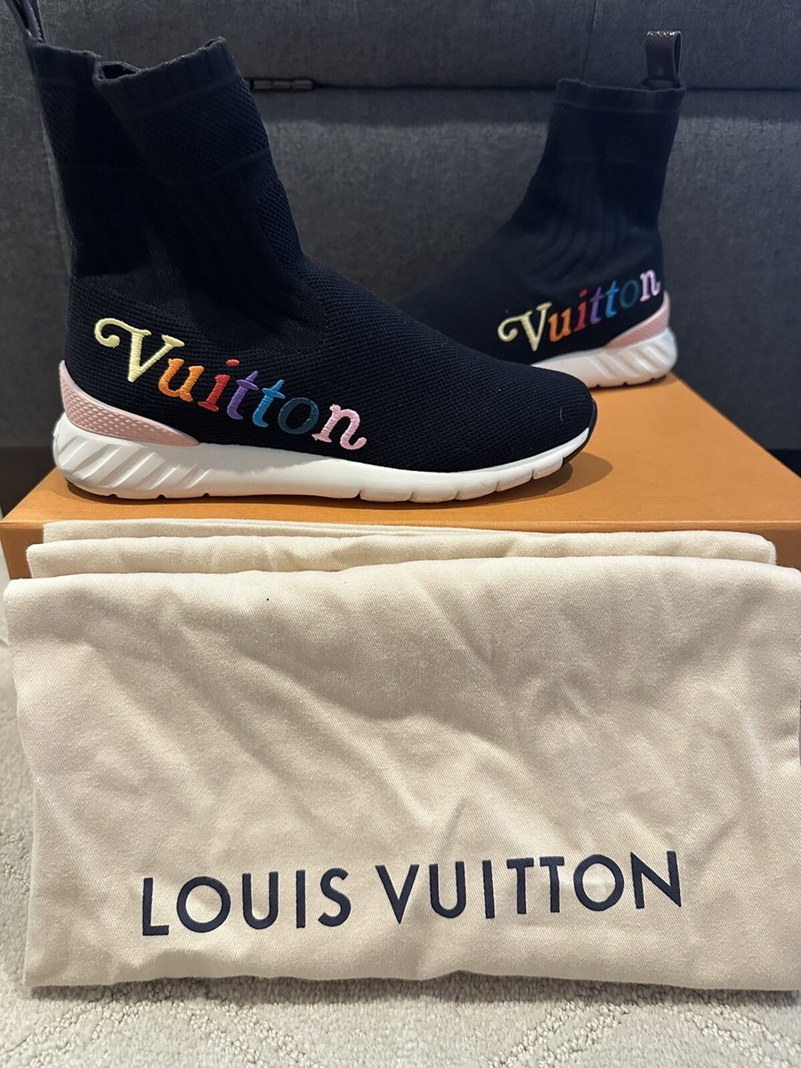 (WMNS) LOUIS VUITTON LV Aftergame Vuitton High-Top Sports Shoes Black