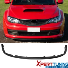Fits 08-10 Subaru Impreza WRX STI 4-Door Front Bumper Lip Spoiler PP - Unpainted