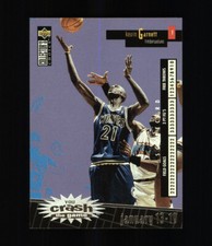 1996 COLLECTORS CHOICE #C16 KEVIN GARNET CRASH THE GAME INSERT - TIMBERWOLVES