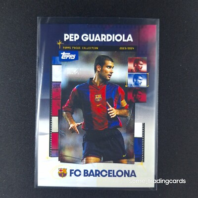 Topps Focus FC Barcelona 2023/24 Pep Guardiola