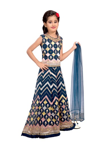 Asian Indian/Pakistani Girls Children Kids Wedding/party Clothes- 4 to 14 years - Picture 4 of 5