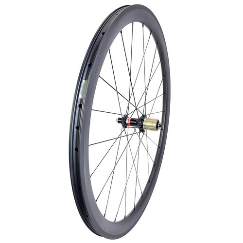 700c 40x25mm Tubeless Basalt Brake Road Bike Carbon Wheelset 20H 24H HG Hub - Picture 5 of 11