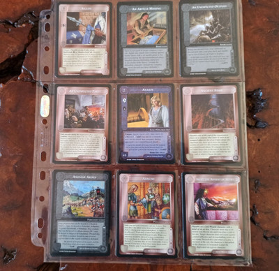 Meccg - Mittelerde. Dark Minions Full Set of 180 Cartes Mint/Near Mint 1996