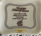 Vintage Heritage House exquisite floral trinket Box "24 KT trimmed Porcelain — photo 3