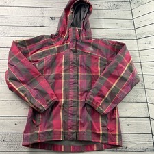 The North Face Soft Shell Hooded Ski Snowboard Jacket Girl's Large 14/16 Pink
