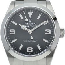 ROLEX Explorer 40 Watch 224270 Stainless Steel mensWatch black USED