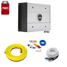 Wet Sounds HTX2 Package 600 watt 2ch amp and Stinger Wire Kit