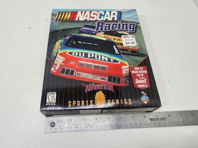 NASCAR RACING Sports Series 90s Big Box PC VIDEO GAME 1996 Sierra CD-ROM Win 95