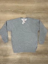 Victoria s Secret PINK Oversized Fleece Sweatshirt Gray Size Small NWT
