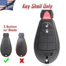 For 2009 2010 2011 2012 Dodge Ram 1500 2500 3500 Remote Key Fob Case Shell Cover