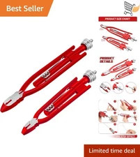 Aircraft Safety Wire Twisting Pliers Set 6 and 9 Inch High Carbon Steel Auto