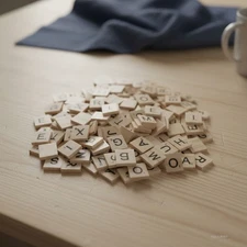 Phonics Wooden Letter Tiles, Spelling & Reading Games Manipulative, 200 PCS S...