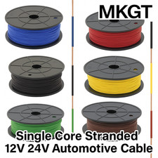 MKGT Single Core 16.5A 21A AMP 12V 24V Automotive Cable Wire Auto Car Marine