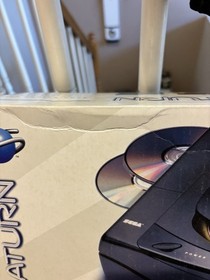 Sega Saturn Console Complete In Box CIB--TESTED + WORKING--FANTASTIC SHAPE