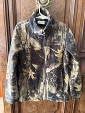 Columbia Sportwear Boy's Fleece Full Zipper Camouflage Jacket Size 8