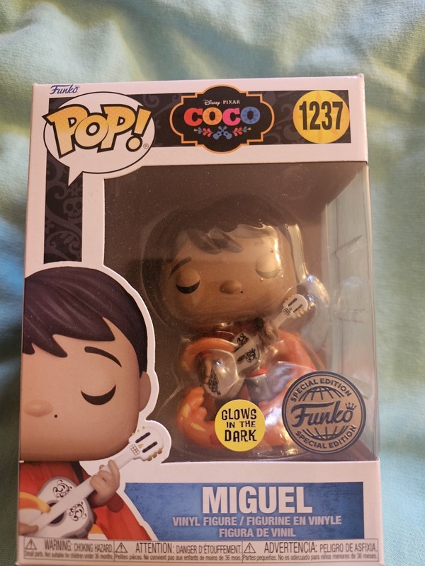 Funko Pop! Coco Miguel Vinyl Figure #1237 Glow in the Dark Special Edition