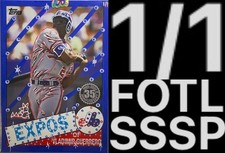 1/1 Vladimir Guerrero 2020 Topps Bobzilla Auto SSSP 1985 Redux Expos Angels HOF