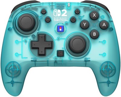 Switch 2 Accessory: HORI-Wireless HORIPAD Turbo (Aqua) for Nintendo Switch 2 [Ne