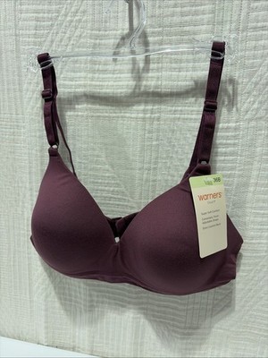 Warner Cloud 9 36B Wine Color Woman s Bra Msrp 44.00