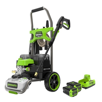 #ad Greenworks 60V 5129102 Hybrid 1800 PSI Cold Water Pressure Washer with 2 4Ah $339.20