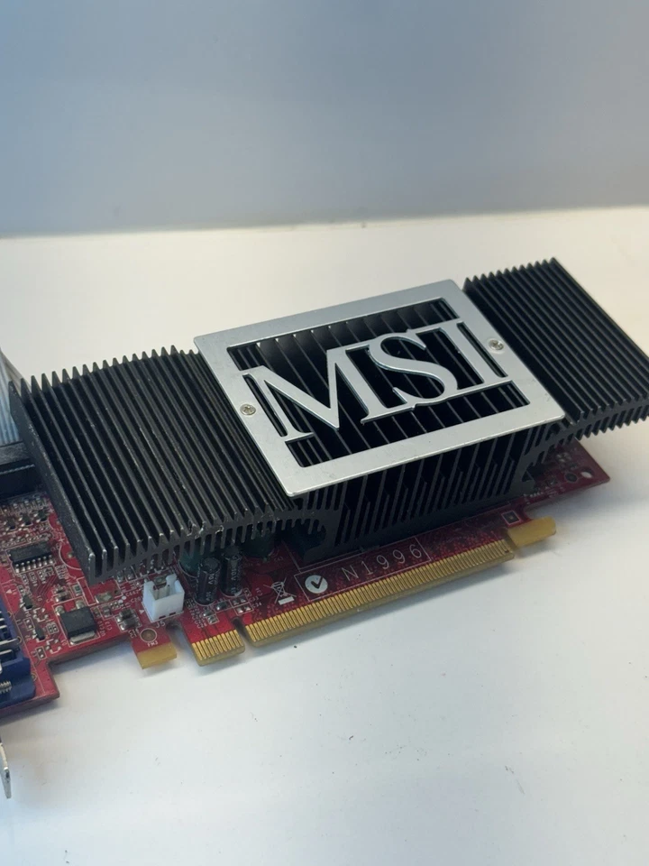 MSI GeForce 8400 GS NX8400GS-TD512EH Video Card PCie 512MB VGA S-Video DVI (6) - Image 4 of 4