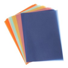 Carta velina colorata 20 fogli multicolore trasparente per 8.5 x 11