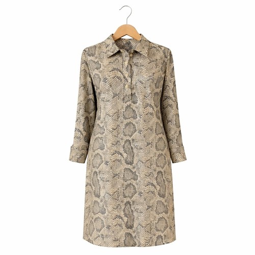 Vintage Wayne Diamond Designs Snake Print Dress. Size 8. Excellent Condition