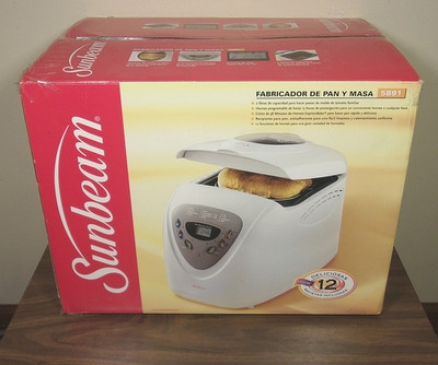New SUNBEAM 5891 Bread Maker Machine (White) Open Box NOS/DEADSTOCK!