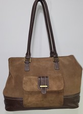 Eddie Bauer Vintage Womens Brown Suede Leathe...
