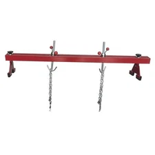 Engine Load Leveler 1100lbs Capacity Support Bar Transmission w/Dual Hook Red