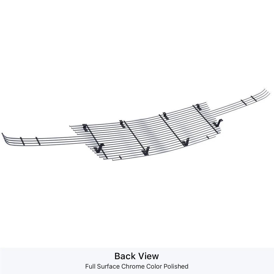 Para Chevy Silverado 2500/3500 2005-2006 parrilla principal de acero inoxidable cromada Foto 3 de 4