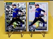 2026 Topps Series 1 Logan Gilbert #235 Diamante Foil + Base  Seattle Mariners