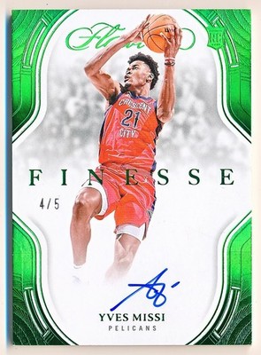 2024-25 Flawless Yves Missi Finesse Signatures Emerald Auto Rc #FNS-YVM (4/5)