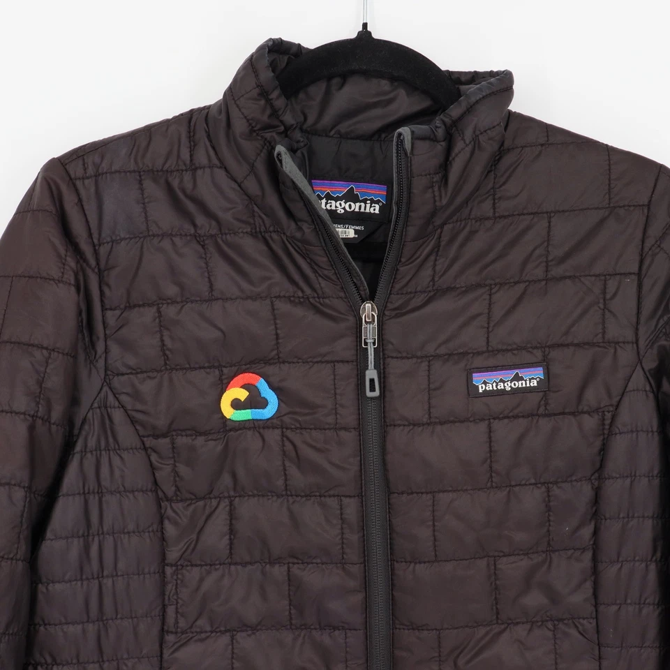 Patagonia Nano Puffer Jacket Womens Size S Black Quilted Company Google Cloud - Image 2 of 4