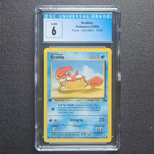 Krabby (1st Edition) graded CGC 6 for sale on eBay