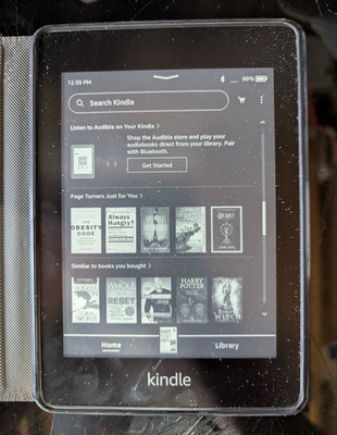 Amazon Kindle 6 in 5GB Wi-Fi eBook Reader Black