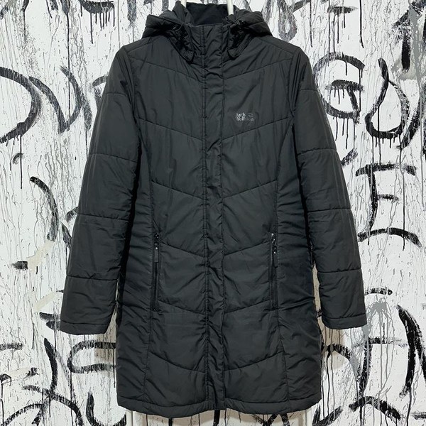 Women Jack Wolfskin Parka Black Synthetic 36 / S /