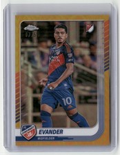 2025 Topps Chrome MLS Evander /50 True Gold Refractor FC Cincinnati Brazil 119