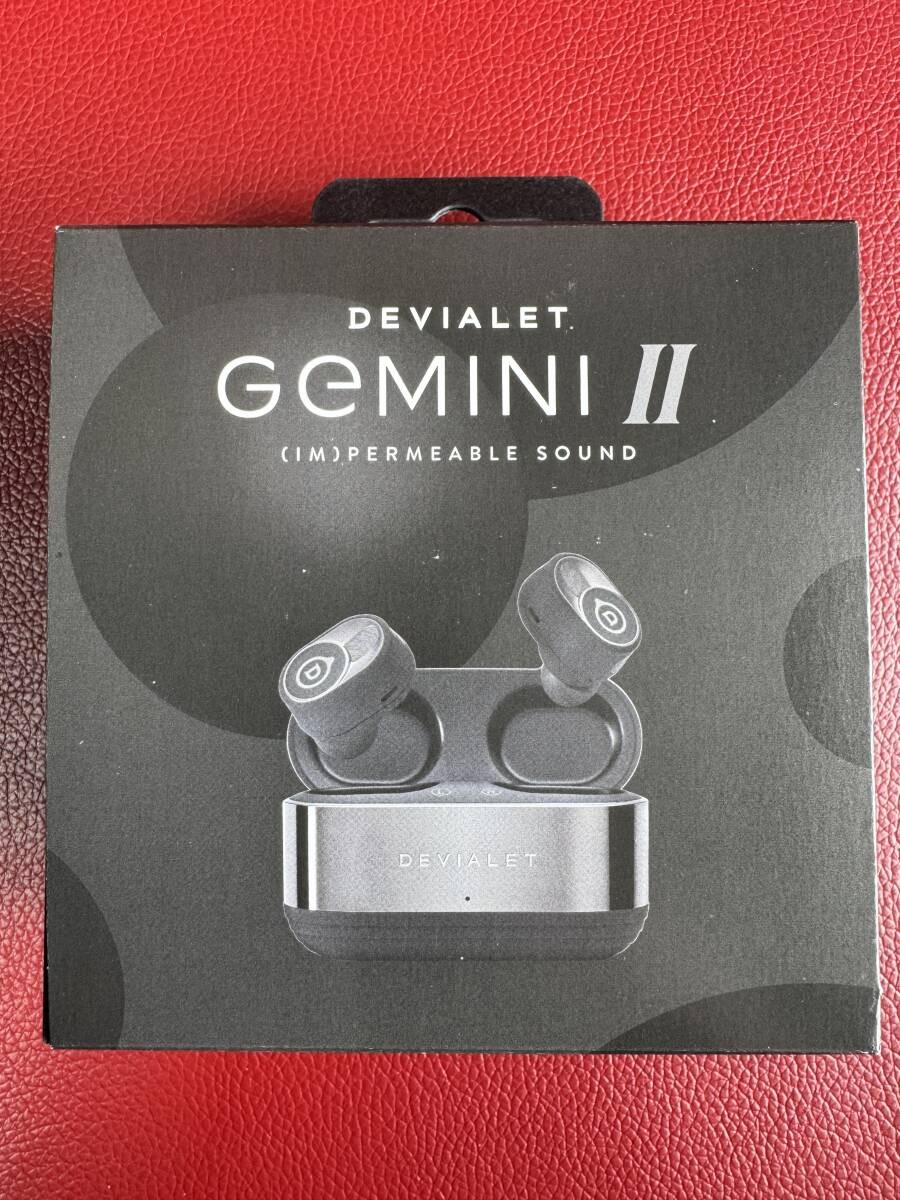 Devialet Gemini II Matte Black Premium True Wireless Earbuds ANC