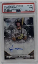 Jackson Merrill 2023 Bowman Sterling Prospect Auto #PA-JML PSA 9 Mint Padres