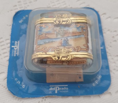 Del Prado Fine Porcelain Trinket Dish Pill Box e.p.36 - Sealed..