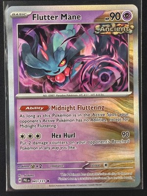 Flutter Mane 043/131 Holo Prismatic Evolutions Pokemon Holo NM