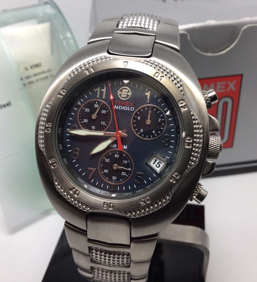 Reloj Timex Expedition Cronógrafo Hombre - 5ATM, Doble Capacidad Horaria Foto 2 de 4