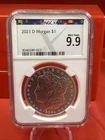 2021-D Morgan Silver Dollar Mint State 9.9 NGC X NGCX *2090