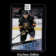 2020-21 Upper Deck #202 Reid Duke Vegas Golden Knights Young Guns
