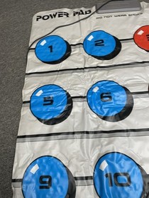 Vintage Nintendo Power Pad Official OEM NES-028 Floor Mat Controller UNTESTED