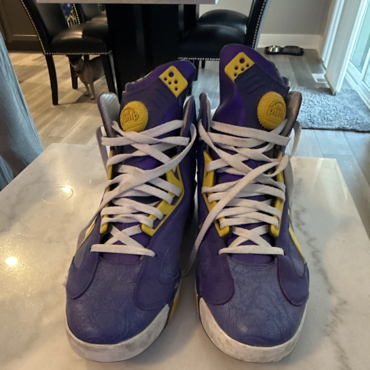Size 10.5 Shaquille O\'Neal LA Lakers Basketball-NBA‎ Athletic Shoes 4313A-1 Unsigned Los Angeles Lakers Shaquille O main image 3