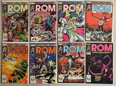 ROM lot #40-74 + 3 Ann Marvel SpaceKnight (average 7.0 FN/VF) 37 diff (1983-'86)